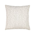 Ivory textured pillow square size for timeless indoor and outdoor decor