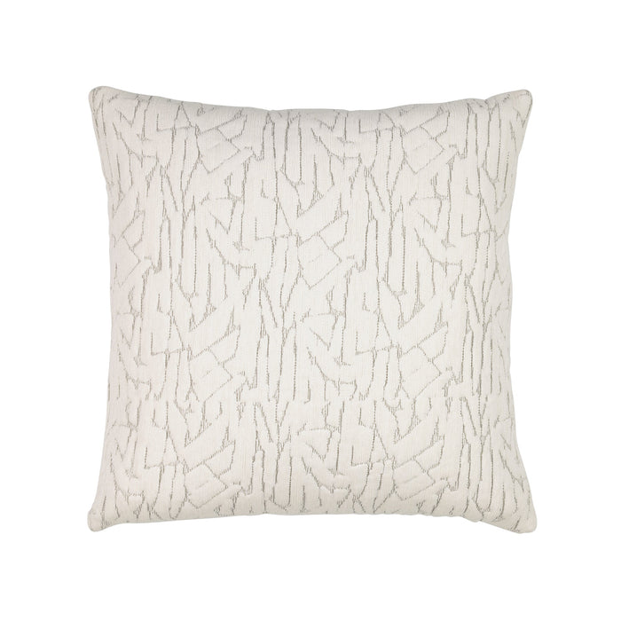 Ivory textured pillow square size for timeless indoor and outdoor decor
