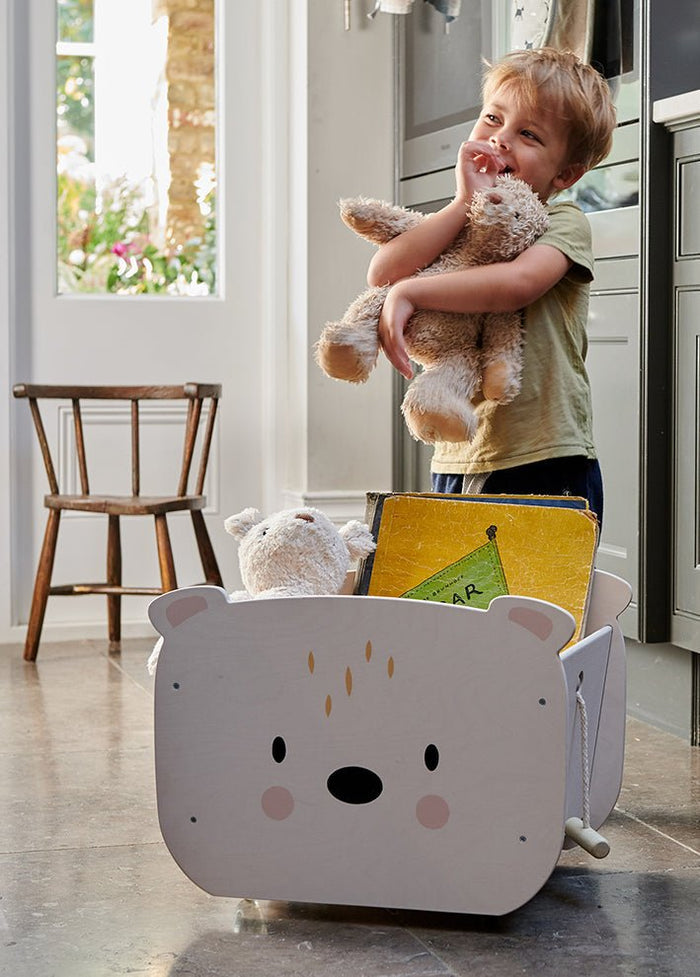 Tenderleaf Toys Pull Along Bear Cart (Direct Shipping) - Little Whispers