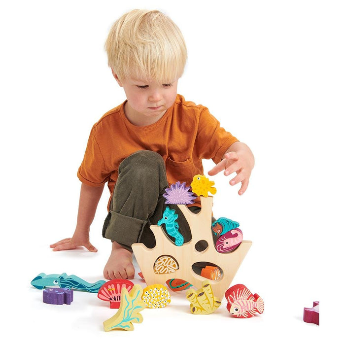 Tender Leaf Stacking Coral Reef Friends - Little Whispers