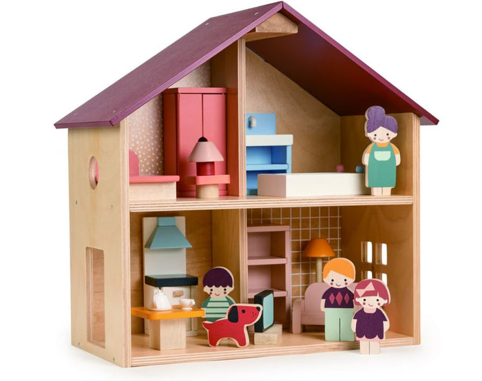 Tenderleaf Toys Wooden Poppets Dolls House (Direct Shipping) - Little Whispers