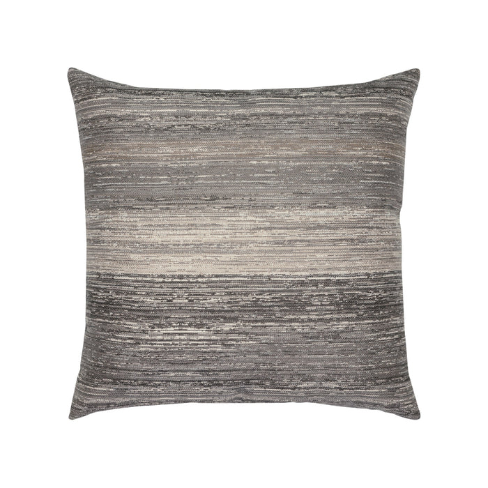 Pillow made from Textured gray pillow on a white background