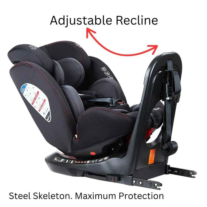Baby Way NZ The Defender i-Size 360 rotating convertible car seat with Isofix and top tether, suitable for babies and toddlers.