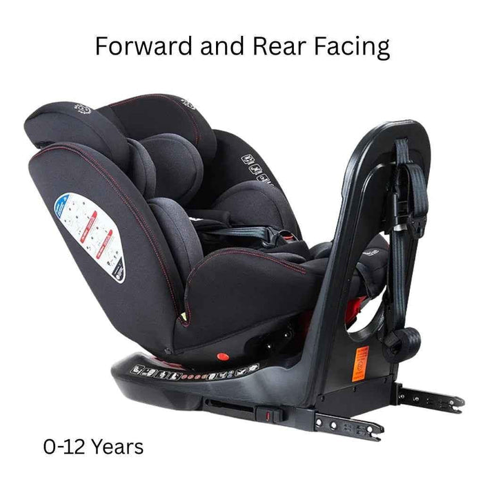 Baby Way NZ The Defender i-Size 360 rotating convertible car seat with Isofix and top tether for babies and toddlers.