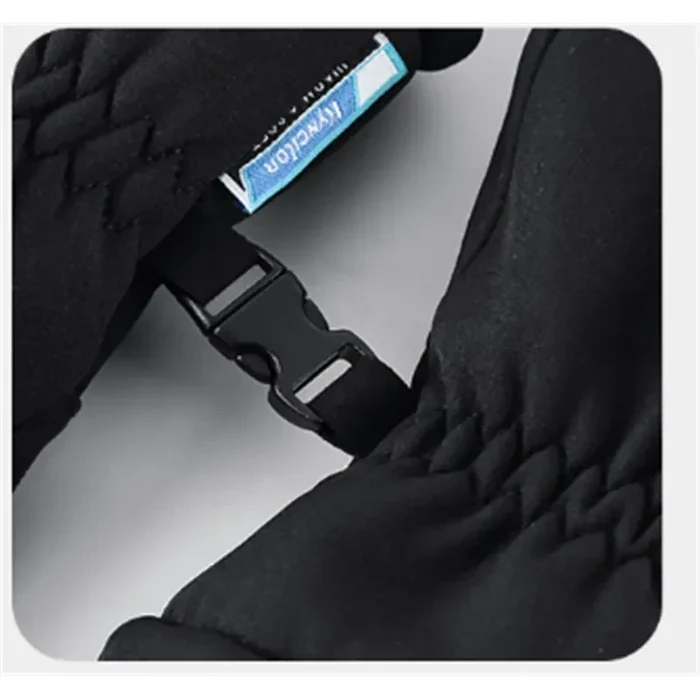 Black Mead's Supply & Equipment Outfitters thickened ski gloves with touch screen fingertips, designed for cold weather sports.