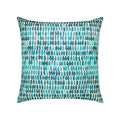 Aruba striped ombre pillow in square size for modern indoor and outdoor decor