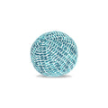 Round aruba striped ombre pillow for elegant indoor and outdoor decor