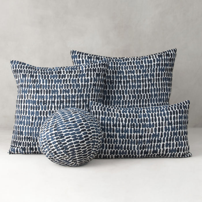 Thumbprint Indigo | 12"x20"