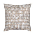 Taupe abstract pillow square size for timeless indoor and outdoor decor