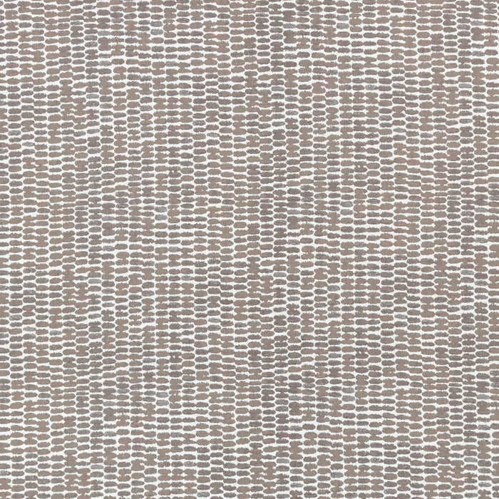 Thumbprint Latte – outdoor-safe woven fabric by Elaine Smith, ideal for high-end commercial and residential applications.-full fabric repeat image