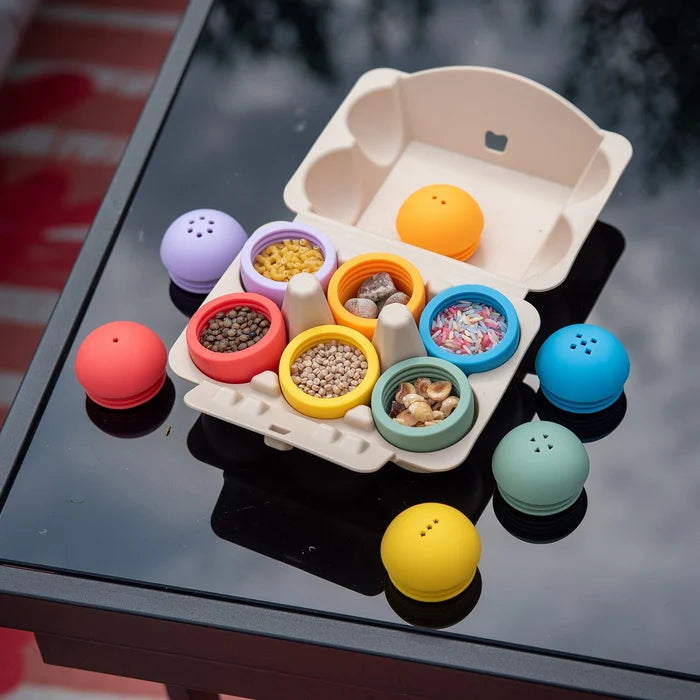 TickiT SiliSoft® Sensory Eggs (Rainbow) filled