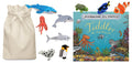 Tiddler Story Sack with Puppet Company Finger Puppets - Little Whispers
