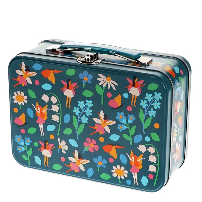 Tin case - Fairies in the Garden