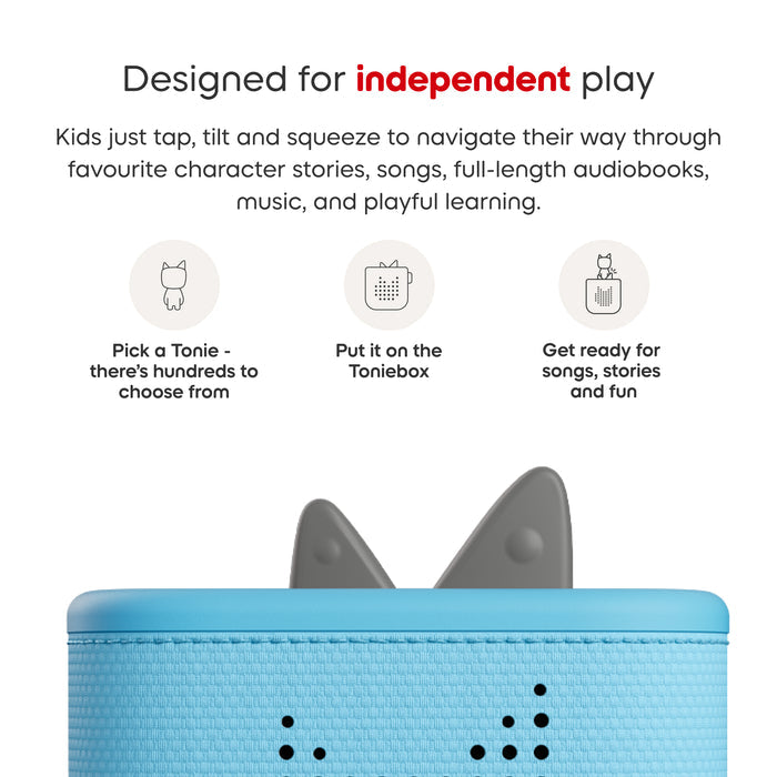 Toniebox 2 Sky Blue Starter Set Creative Tonie Rubie UK