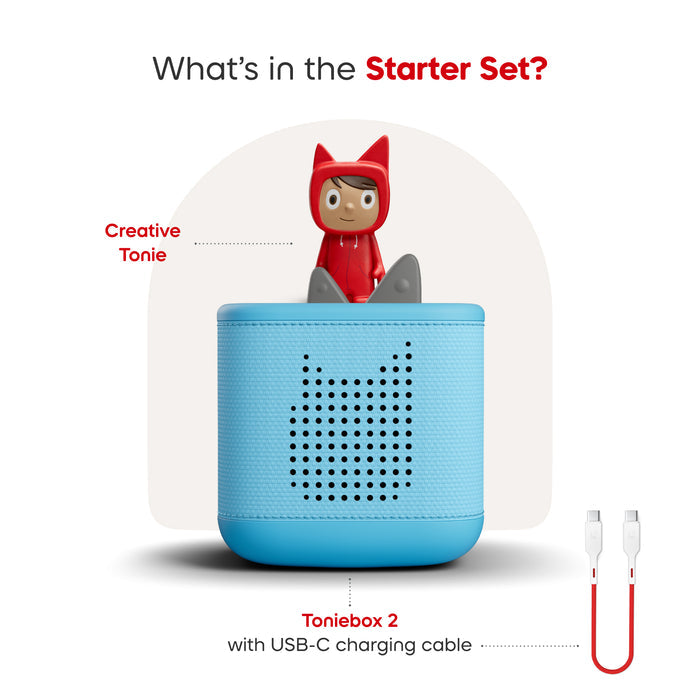 Toniebox 2 Sky Blue Starter Set Creative Tonie Rubie UK