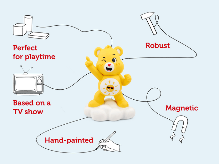 Tonies Audio Character - Care Bears Funshine Bear Tonie (PRE-ORDER - Arrive Approx 23rd) - Little Whispers