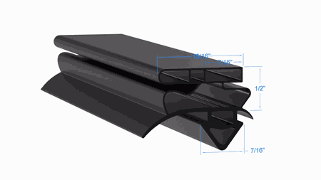 TR2RPT-4HS-1G/1S True PART# 810716 by Strivide 24 5/8 x 31 3/8 Compatible with True 810716