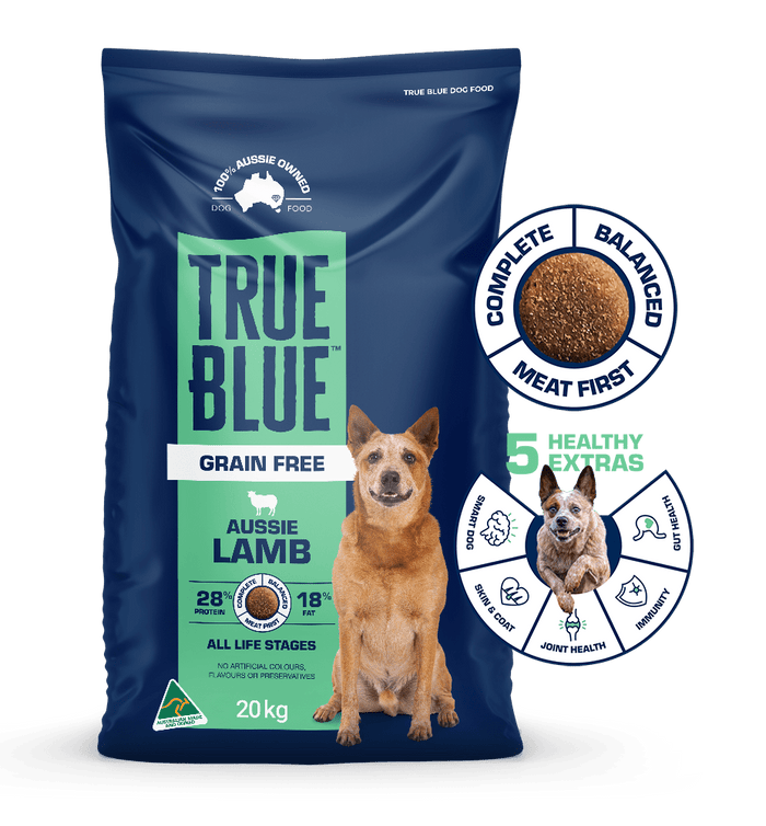 TRUE BLUE GRAIN FREE AUSSIE LAMB 20KG