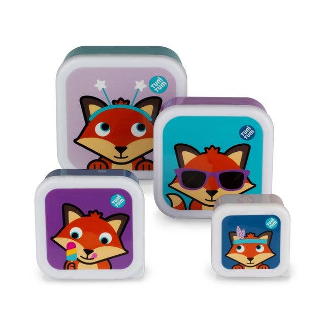 Tum Tum Nesting Snack Pots - Set of 4 - Felicity Fox - Little Whispers