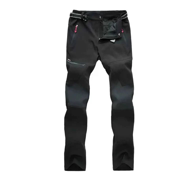 Unisex waterproof hiking pants by Mead's Supply & Equipment Outfitters, breathable polyester outdoor gear for outdoor adventures.