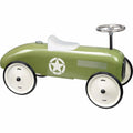 Vilac Classic Metal Racing Car Ride On, Khaki (Direct Shipping UK)