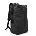 Waterproof canvas hiking backpack by Mead's Supply & Equipment Outfitters, high-capacity outdoor travel rucksack in two sizes.