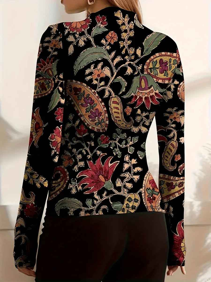 Plus size Western-inspired top by Stylish 3Sixty5 featuring a fashionable design in vibrant colors, perfect for casual wear.