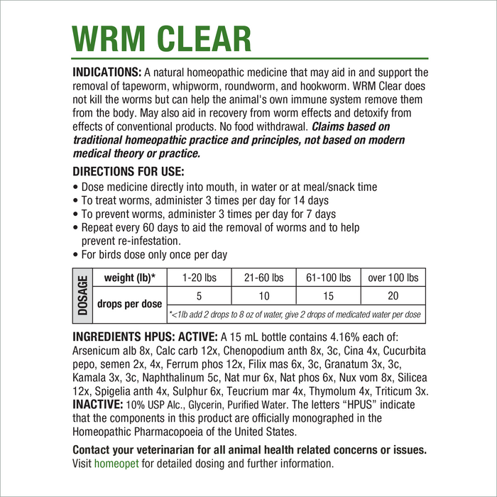 WRM CLEAR