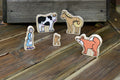 Gingerbread Man Wooden Characters - Little Whispers