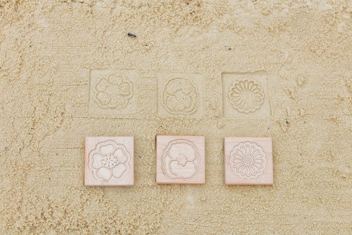 Yellow Door Sensory Flower Tiles (12) - Little Whispers