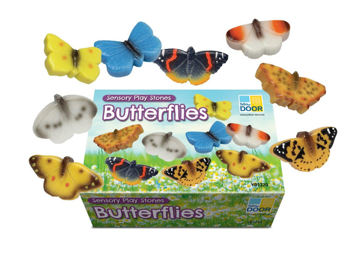 Yellow Door Sensory Play Stones - Butterflies - Little Whispers