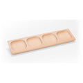 Wooden 4 Pebble Word Building Tray - Little Whispers