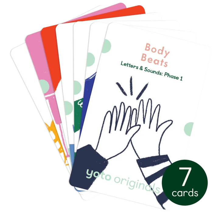 Yoto Phonics Letters and Sounds Phase 1 Audio Cards - Little Whispers
