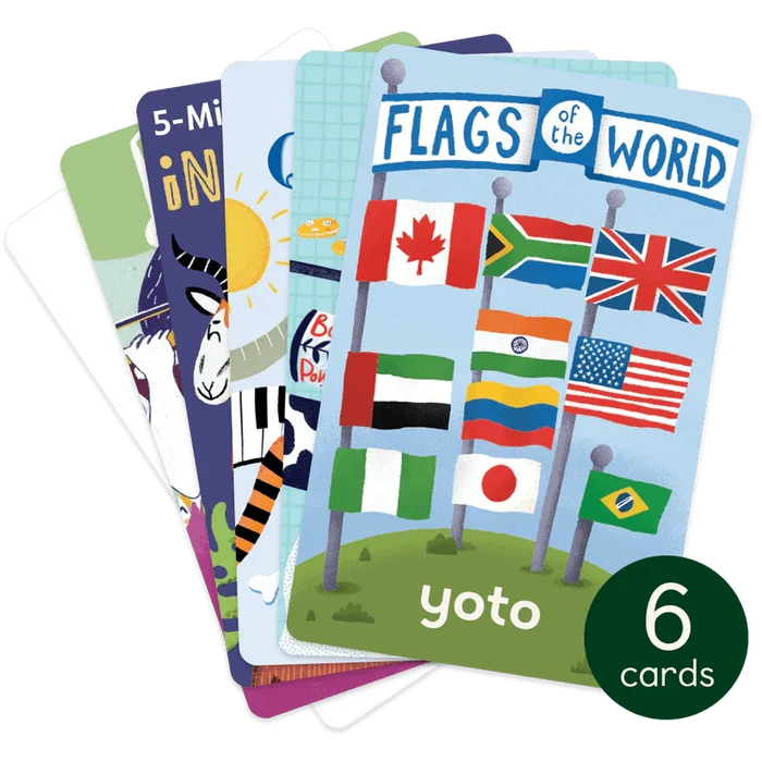 Yoto Starter Pack for Big Kids (6 Cards) - Little Whispers